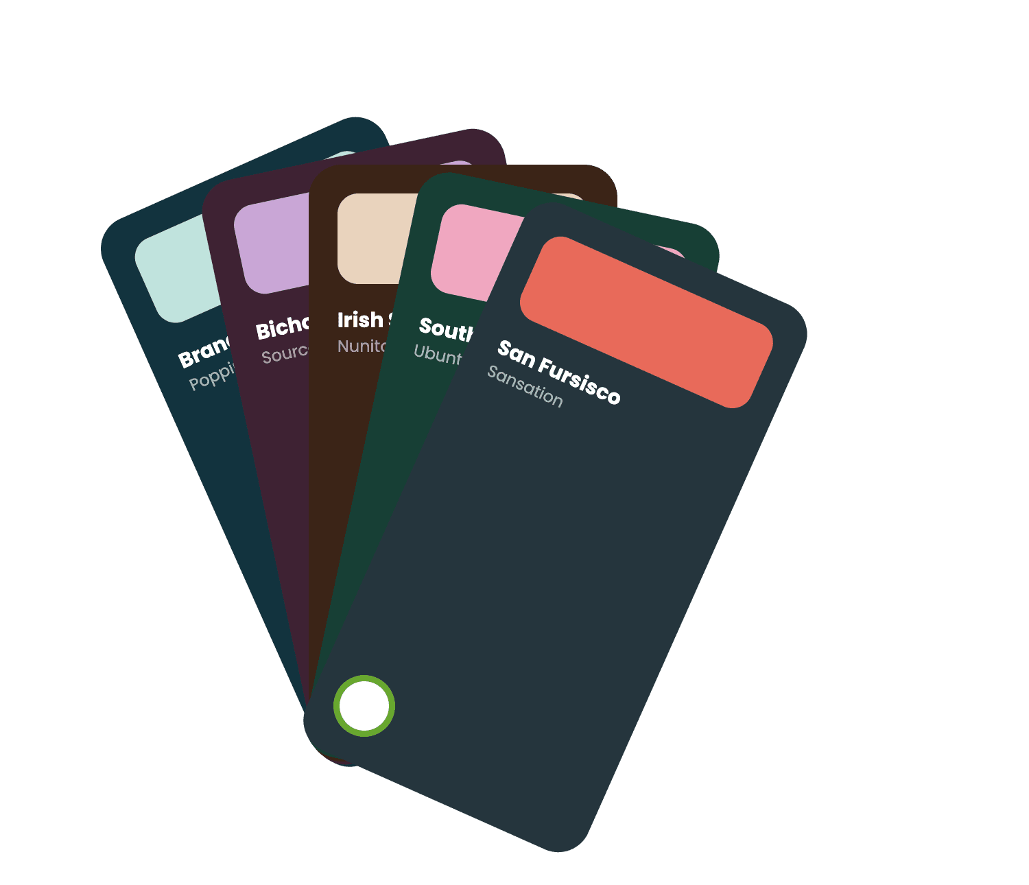 Fan of PetAppro theme color cards